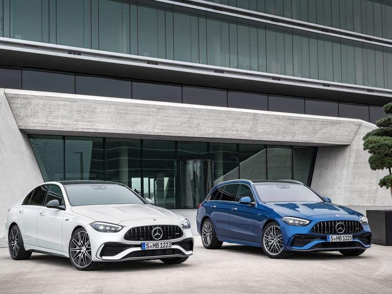 New 402bhp Mercedes-AMG C43 saloon and estate revealed - Jersey Evening ...