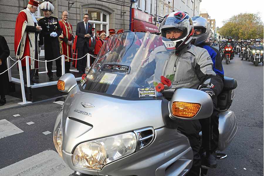 Bikers praised for role in Remembrance Day ceremony Jersey Evening Post