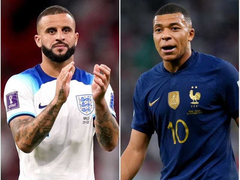 England ace Kyle Walker hopes to have Kylian Mbappe in his back pocket in  World Cup quarter-final clash