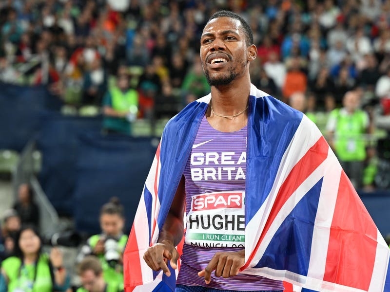 Zharnel Hughes Sets New British 100 Metres Record In New York - Jersey ...