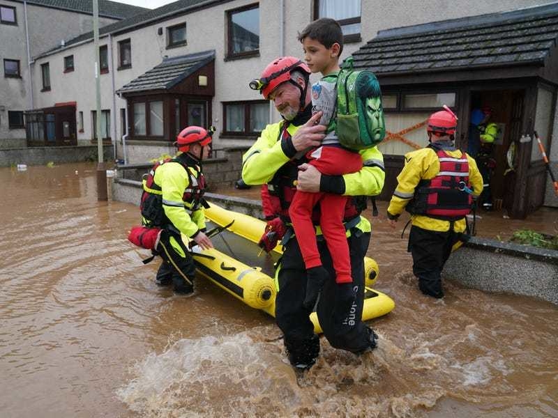 Second Red Warning In Place As Storm Babet Causes Widespread Flooding ...