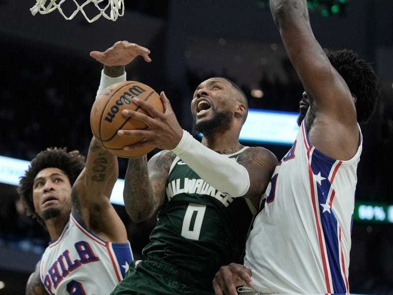 Damian Lillard Scores 39 In Milwaukee Bucks’ 118-117 Win Over ...