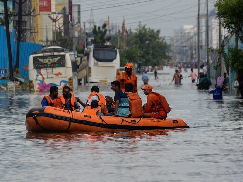 Heavy rains leave several dead before storm Michaung makes landfall in ...