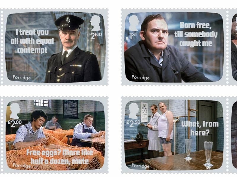 Special stamps celebrate 50th anniversary of TV series Porridge