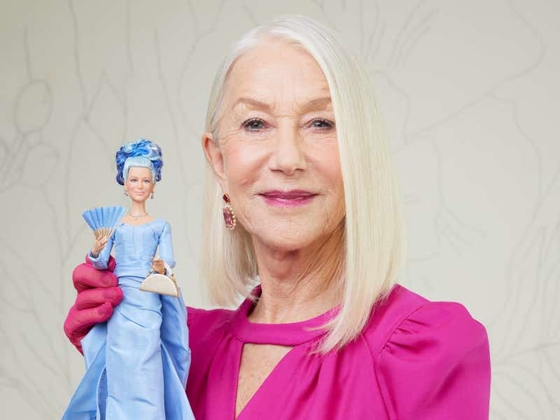 Helen Mirren and Claudia Schiffer star in new 65th anniversary Barbie book